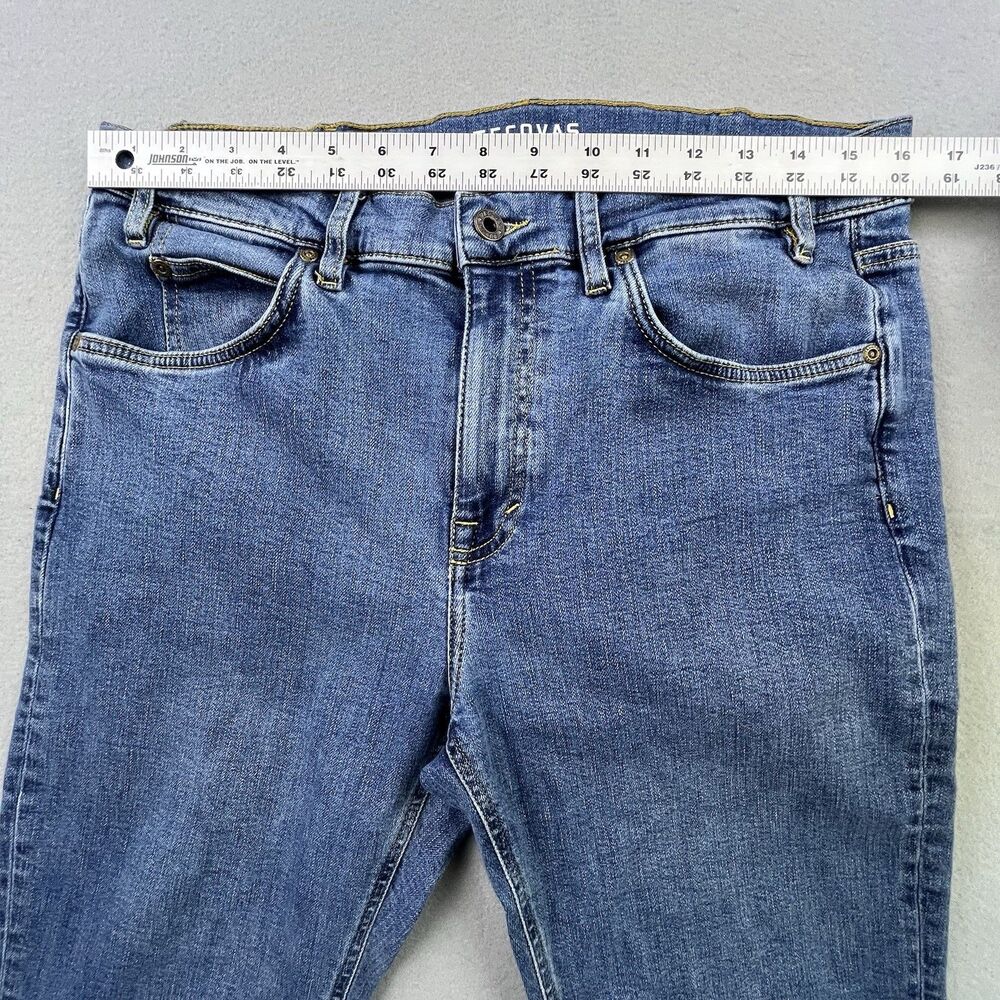 Tecovas Slim Straight Jeans Mens 32x32 Blue Denim Western Cowboy Stretch Comfort - Picture 12 of 14